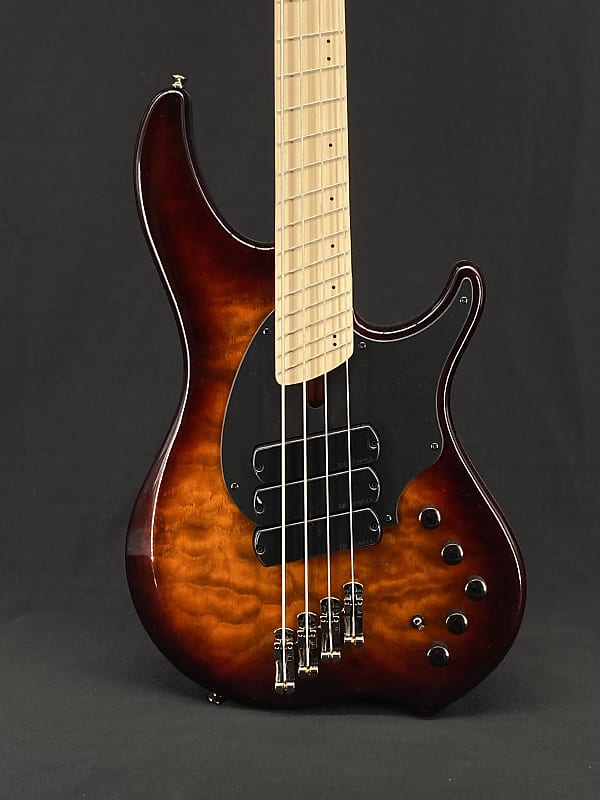 Dingwall Combustion 4 in Vintageburst with Quilt Maple Top image 1
