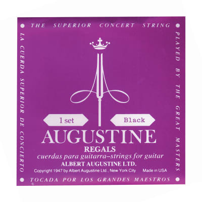 Augustine ARBK Regal Black String Set for sale