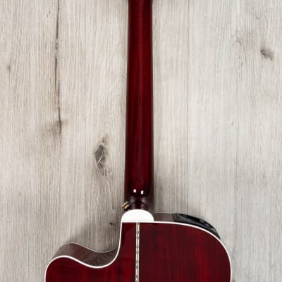 Takamine JJ325SRC John Jorgenson Signature Acoustic-Electric Guitar, Gloss Red image 8