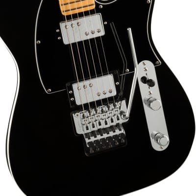 Fender American Ultra Luxe Telecaster HH w/ Floyd Rose. Maple Fingerboard, Mystic Black image 4