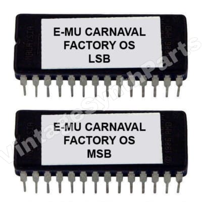 E-mu Carnaval Eproms with Factory Firmware OS Rescue Repair Rom Chip EMU Eprom