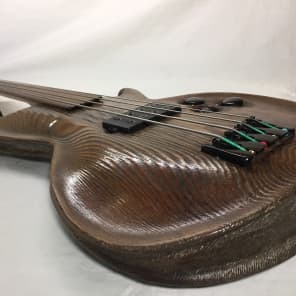 Galaxy Mara Tracy Fretless Handmade Highly Carved Custom Jazz Profile Bass 2014 Prototype image 11