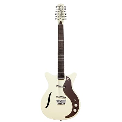 Danelectro 59 Vintage 12-String Electric Guitar (Vintage White) image 2