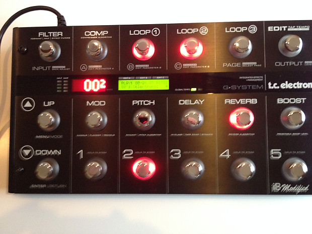 TC Electronic G System, Black iB Modified Version *RARE TC Electronic G System, Black iB Modified Version *RARE