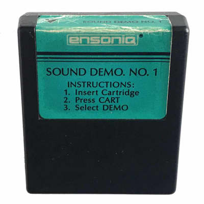 1988 Ensoniq VFX Sound Demo. No. 1 Cartridge Cart