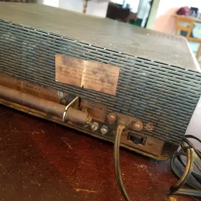 Harman Kardon HA-10 The Solo Integrated Tube Amp Receiver Radio EL84 RARE 1958 - Black & Gold image 7