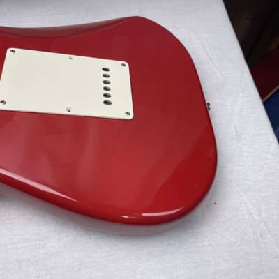 Squier Stratocaster by Fender - MIK Made in Korea 1990s - Torino Red / Maple neck image 20