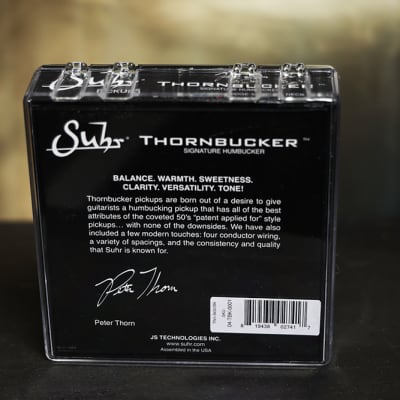 SUHR Thornbucker PAF Bridge Lead Humbucker Pickup Black 50mm - Pete Thorn Signature Model image 2