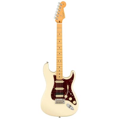 Fender American Professional II Stratocaster HSS Electric Guitar (Olympic White, Maple Fretboard) image 3