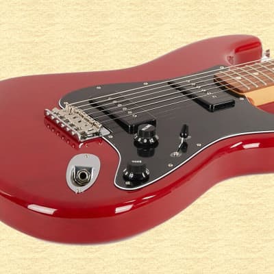 Fender Noventa Stratocaster 2021 Crimson Red Transparent Noventa Single-Coil pups - image 7