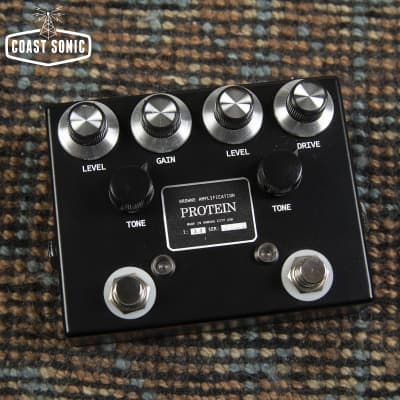 Reverb.com listing, price, conditions, and images for browne-amplification-protein-dual-overdrive-black