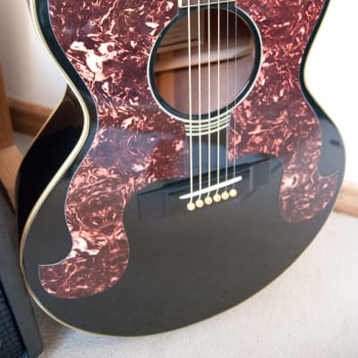 Epiphone SQ-180 Don Everly Model Acoustic Guitar 1990 open book headstock tortoise shell pick guard image 9