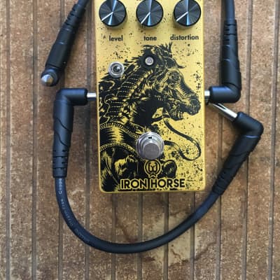 Walrus Audio Iron Horse 2019 Yellow w/ two FREE Patch Cables image 2