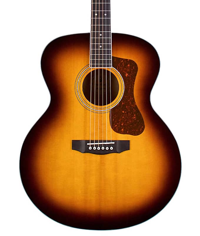 Pre Owned Guild F-250E Deluxe Jumbo Maple Acoustic-Electric Guitar - Antique Burst Gloss | New image 1