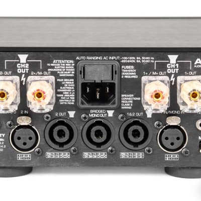 Benchmark AHB2 Stereo Power Amplifier; Black; AHB-2 image 5