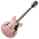 Ibanez AS73G-RGF Artcore 6-String Semi-Hollowbody Electric Guitar - Rose Gold Metallic Flat