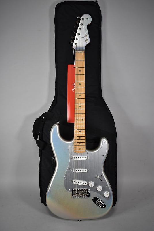2022 Fender H.E.R. Stratocaster Chrome Glow Finish Electric Guitar w/Bag image 1