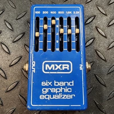 MXR M109 6 Band EQ 1976 - 1984 Vintage Graphic Six Band Equalizer Dimebag Darrell EVH