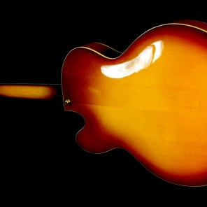 Hagstrom JIMMY D'AQUISTO  1978 Amber Sunburst. EXTREMELY RARE. D'Angelico Trained Builder. BEAUTIFUL image 13