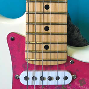 FENDER David Gilmour paisley pink Stratocaster (w / Duncan, CS 69, Fat 50's, Shielded & MORE) image 8