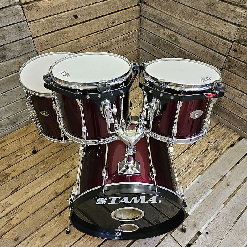 Drum Kit Acoustic Tama Rockstar, Red USED! RKKTK240823 | Reverb