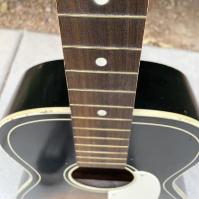 Vintage Silvertone Model 606  60's Sunburst Parlor Guitar image 5