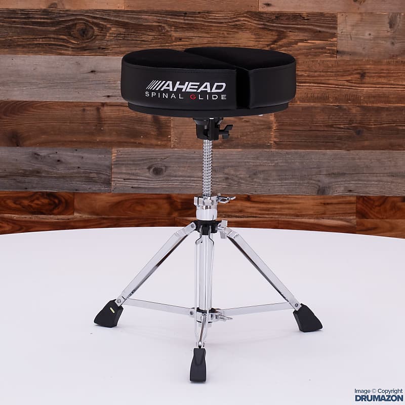 AHEAD SPINAL G ROUND TOP DRUM THRONE WITH 3 LEG BASE, Reverb UK