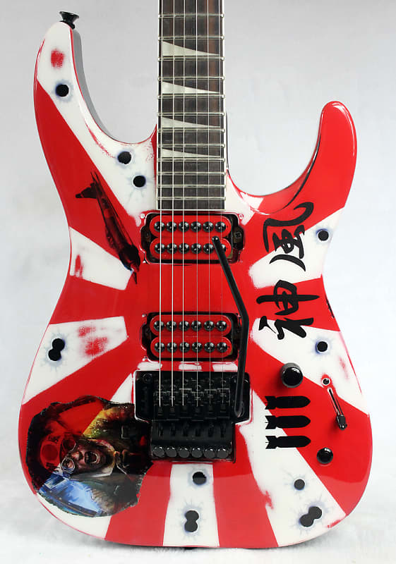 Custom Painted and Upgraded Jackson JS32 Dinky Electric | Reverb