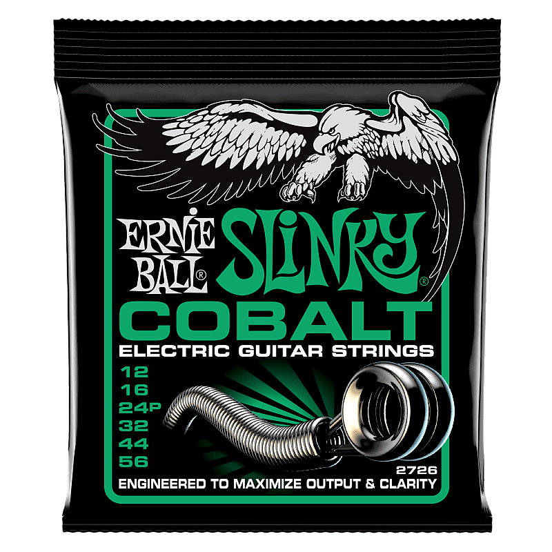 Ernie Ball Cobalt SlInky Electric Guitar Strings 12-56 image 1