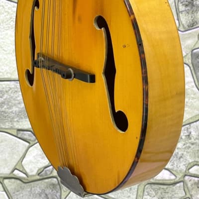 Kalamazoo 1940 KNM-12 Oriole Mandolin with chipboard case in good condition image 3