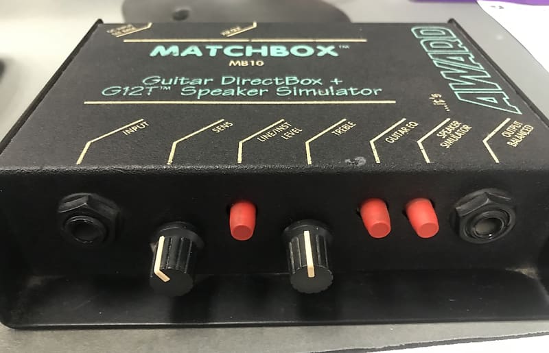Award MB10 Matchbox Guitar DirectBox G12T Speaker Simulator Reverb