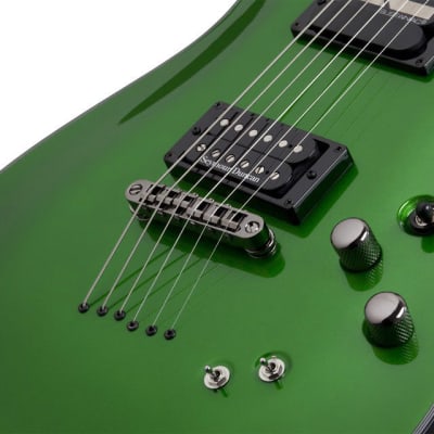 Schecter Kenny Hickey C-1 EX S Steele Green - FREE GIG BAG -Electric Guitar Sustainiac - Baritone - BRAND NEW image 7
