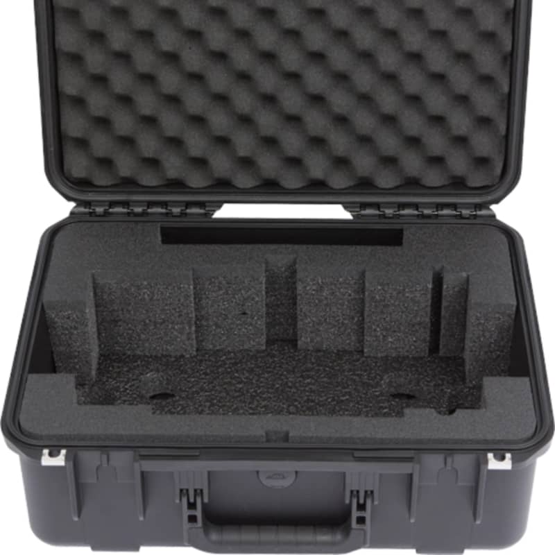 SKB iSeries Waterproof Hard Case for 8 x Wireless Mics, Shure