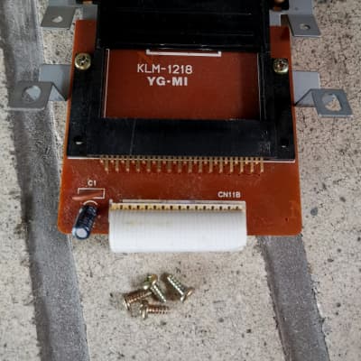Korg 707 - Card reader pcb (KLM-1218) and support frame