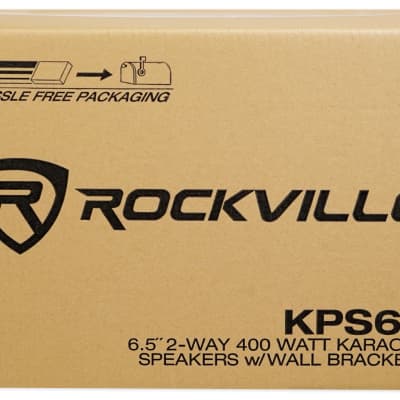 (2) Rockville KPS65 6.5" 2-Way 400 Watt Karaoke/Pro Speakers+Adjustable Stands image 9