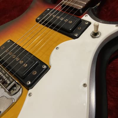 c.1968- Guyatone LG-250T “Perfect” Mosrite Style MIJ Vintage Guitars “Sunburst” image 9