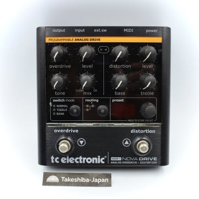 美品tc electronic nova drive【レア！アナログ】NDR-1 TC Electronic NDR-1 Nova Drive Pedal - Used