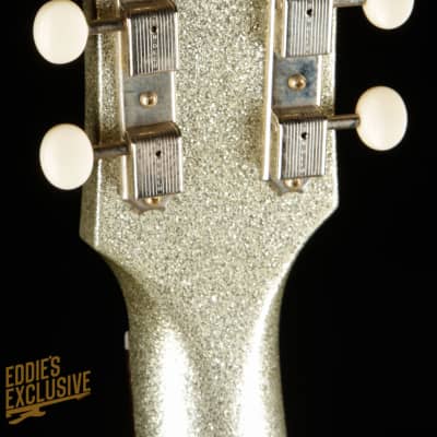 Gibson Custom Shop Made 2 Measure '58 Les Paul Junior Double-Cut Reissue VOS Silver Sparkle image 8