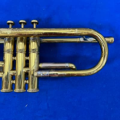 Vintage Olds Super Bb Trumpet with Original Case Just Serviced Los Angeles 1954 image 16
