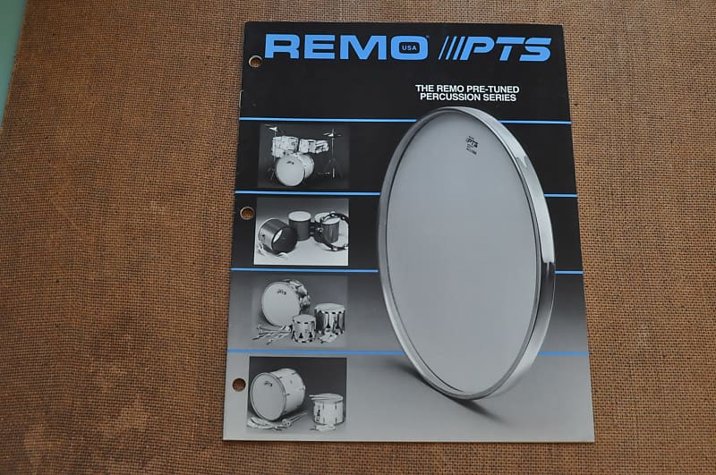 Remo PreTuned Percussion Series PTS catalog booklet Reverb