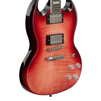 Epiphone Exclusive Run SG Modern Figured Guitar Trans Red image 9