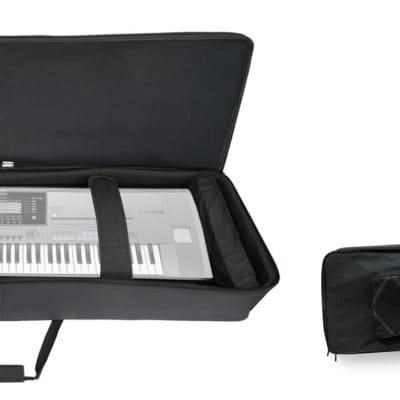 Rockville 88 Key Padded Rigid Durable Keyboard Gig Bag Case For YAMAHA TYROS5-76