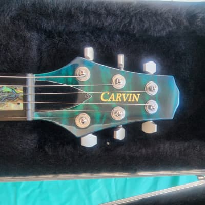 Carvin CT6 -  Dragon Blue/Green Quilt - Floyd Rose image 4