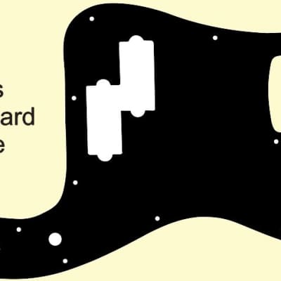 Graphical pickguard Fender Precision Bass (Pbass) Standard 13 Hole Catrina image 5