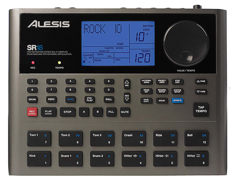 Alesis SR18 Drum machine image 1
