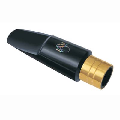 Ernst Schreiber Mouthpieces (ESM) 7 Classic Black Professional Alto Sax Mouthpiece with Metal Ring image 1