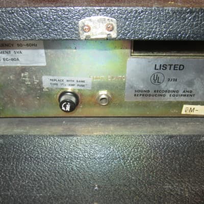 Univox EC-80A  Tape Echo for Restoration / Repair 1970s - Black image 6
