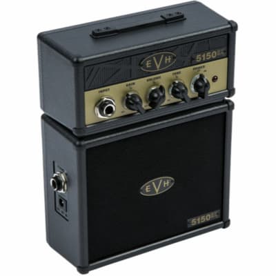 Eddie Van Halen EVH 5150 III EL34 Micro Stack Electric Guitar Amplifier, Black and Gold image 2