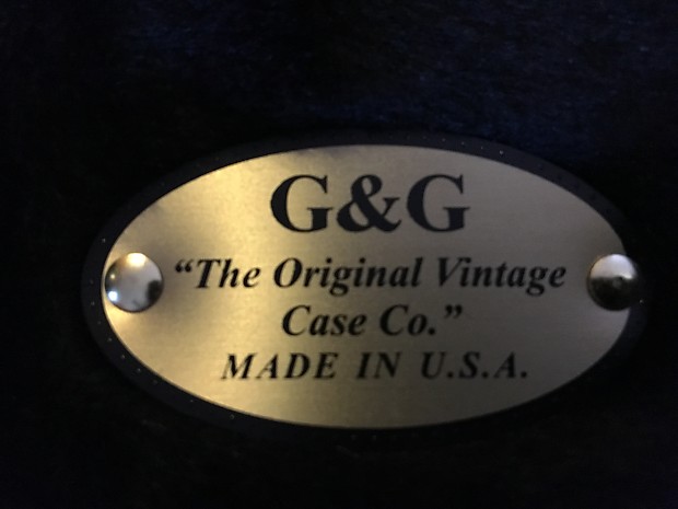 G G Case Co. Original Vintage Electric Guitar Case NEW