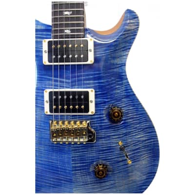 PRS CUSTOM 24 FADED BLUE JEAN 10 TOP  w/ Case, Polish Cloth, Cable, Stand and Tuner image 9